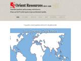 Orient Resources Co. O/B Chinese Business Ltd resources