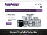 Pure Power Oil Filters Hi reusable drawstring