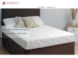 N. Kumar & Co. white bed