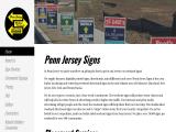 Penn Jersey Signs – Let Penn Jersey Signs Us Of Your Weekend advertising banners signs