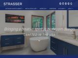 Strasser Woodenworks Home bath cabinets