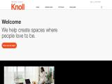 Knoll dining chair wood