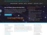New York Network Cabling & Wiring Services Installation of Cat5E 110 wiring