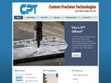 Custom Precision Technologies Cpt Florida: Waterjet Cutting abrasive waterjet machining