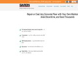 Garon Products admixtures masonry