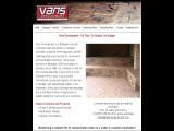 Vans Development - Michigan Concrete Contractor - Stamped retaining wall anchor