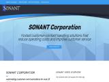 Sonant Corporation: Hosted Customer-Contact Handling Solutions contact