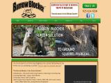 Squirrel Problems Burrow Blocker 925-634-9204 rhodium plated 925