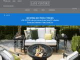Outdoor Furniture at Laneventure.com handcarved fireplace