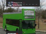 American Double Decker Buses uhmw trolley