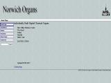 Norwich Organs. Home Page acrylic digital printer