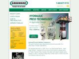 Greenerd Press & Machine Co. hydraulic metal presses
