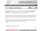 Carspeed International silver bedding