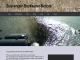 Scavenger Backwater Motors A Long Tail Boat Motor for Any galvanized boat