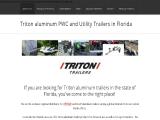 Sds Triton Aluminum Trailer Of Florida 6x4 trailer tractor