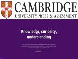 Cambridge University Press subject