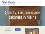 Town & Country Cabinets Gorham Me 04038 Cabinet Work Me oak cabinet