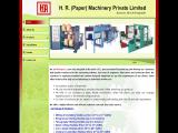 H. R. Paper Machinery 110