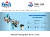 Nilkanth Engineering Works compact concrete batching plant